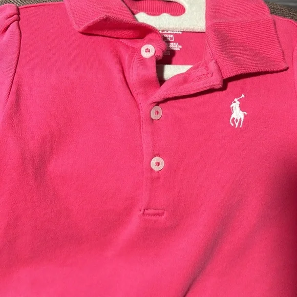 Preloved Ralph Lauren Casual Pink collar dress size 12M - Picture 10 of 10